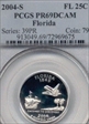 2004-S 25C Florida PR69DCAM
