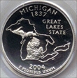 2004-S 25C Michigan PR69DCAM