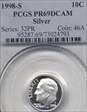 1998-S 10C Silver PR69DCAM