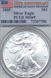 2005 $1 Silver Eagle First Strike MS69