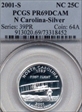 2001-S 25C North Carolina Silver PR69DCAM
