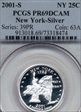 2001-S 25C New York Silver PR69DCAM