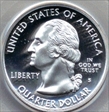 2001-S 25C New York Silver PR69DCAM
