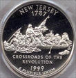 1999-S 25C New Jersey PR69DCAM