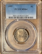 1889 5C MS64