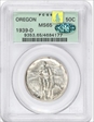 1939-D 50C Oregon MS65
