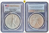 2022 $1 Silver Eagle First Strike MS70