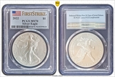 2022 $1 Silver Eagle First Strike MS70