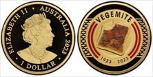2023 $1 Vegemite Centenary Colorized PR70DCAM