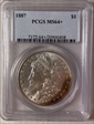 1887 $1 MS64+ 