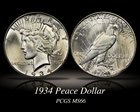 1934 $1 MS66