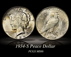 1934-S $1 MS66