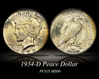 1934-D $1 MS66