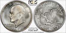 1972-S $1 Silver MS69