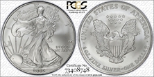 2005 $1 Silver Eagle First Strike MS69