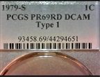 1979-S 1C Type 1 PR69DCAM