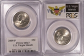 2009-P 25C U.S. Virgin Islands MS67