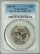 2019-W 25C War in the Pacific NP MS65