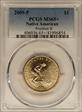 2009-P $1 Native American - Position B MS65+