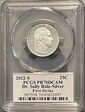 2022-S 25C Dr. Sally Ride-Silver First Strike Cleveland Arrows PR70DCAM