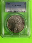1887 $1 MS63