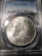1882 $1 MS64