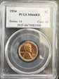 1934 1C MS66RD