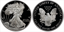 1999-P $1 Silver Eagle PR69DCAM