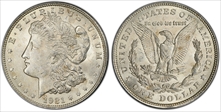 1921 $1 Morgan MS62