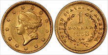 1853 G$1 AU55