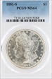 1881-S $1 MS64
