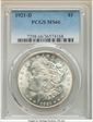 1921-D $1 MS66