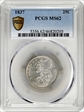 1837 25C MS62