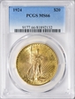1924 $20 MS66