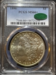1886 $1 MS66+