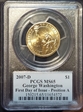 2007-D $1 George Washington First Day of Issue - Position A MS65