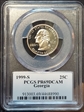 1999-S 25C Georgia PR69DCAM