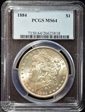 1884 $1 MS64
