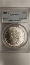 1898-O $1 MS63