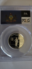 1999-S 25C Pennsylvania Silver PR69DCAM