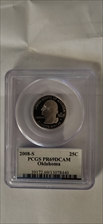 2008-S 25C Oklahoma PR69DCAM