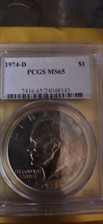 1974-D $1 MS65