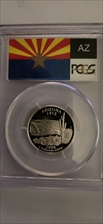 2008-S 25C Arizona Silver PR70DCAM