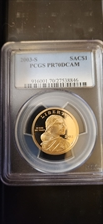 2003-S SAC$1 PR70DCAM