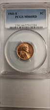 1941-S 1C MS66RD