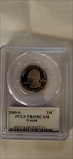 2009-S 25C Guam PR69DCAM