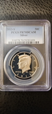 2013-S 50C Silver PR70DCAM