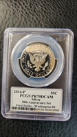 2014-P 50C Silver  First Strike - Washington DC PR70DCAM