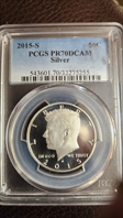 2015-S 50C Silver PR70DCAM