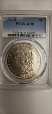 1921-S $1 AU58